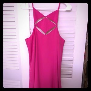 Women’s hot pink dress